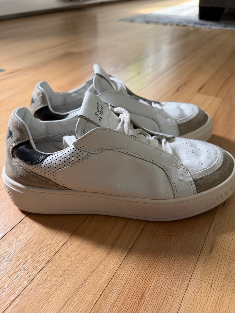 Stuart Weitzman Women’s Courtside Retro Sneaker